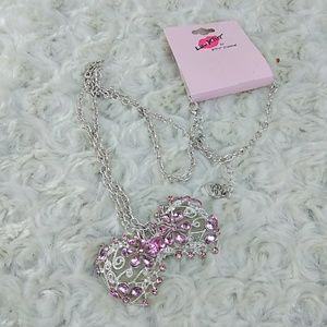 Luv Betsey by Betsey Johnson  necklace bow silver